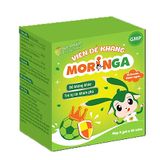 Viên đề kháng Moringa - Giúp tăng sức đề kháng, giảm nguy cơ mắc các bệnh đường hô hấp cho trẻ em - Hộp 8 gói