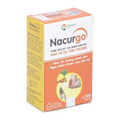Dung dịch xịt tạo màng sinh học bảo vệ da tổn thương Nacurgo (12ml)
