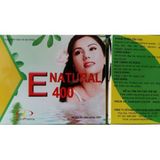 EVITA 400 bổ sung vitamin E cho da, kèm tinh chất nha đam, đẹp da, sáng da mờ thâm hộp 30 viên