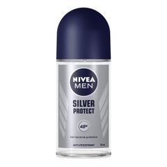 Lăn Ngăn Mùi NIVEA MEN Silver Protect Phân Tử Bạc Giảm 99.9% Vi Khuẩn Gây Mùi (50ml)