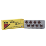 Thuốc Trị Nấm Nystatin 500000iu Hộp 16 Viên