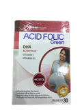 AcidFolic Green - DHA ACID FOLIC- lọ 30 viên