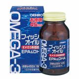 Thực Phẩm Chức Năng Dầu Cá Omega 3, Epa & Dha Orihiro Nhật Bản Hộp 180 Viên