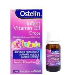 Vitamin D Dạng Nước Cho Trẻ Ostelin Kids Liquid 20ml Của Úc