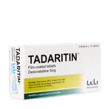 Thuốc điều trị viêm mũi dị ứng, mày đay Tadaritin 5mg (3 vỉ x 10 viên/hộp)