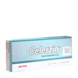 Thuốc điều trị viêm mũi dị ứng, mày đay, viêm kết mạc dị ứng Celerzin 10mg (2 vỉ x 10 viên/hộp)