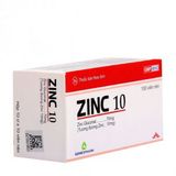 Thuốc bổ sung và điều trị thiếu kẽm ZinC 10mg (Hộp 10 vỉ x 10 viên)