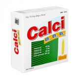 Dung dịch uống bổ sung vitamin và calci cho cơ thể Calci B1 B2 B6 (Hộp 10 ống)