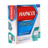 Viên sủi giảm đau, hạ sốt Hapacol 500mg (4 vỉ x 4 viên/hộp)