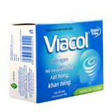 Viên ngậm hỗ trợ giảm ho, rát họng, khàn tiếng Viacol (5 vỉ x 4 viên/hộp)