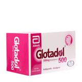 Thuốc hạ sốt, giảm đau Glotadol 500mg (10 vỉ x 10 viên/hộp)