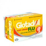 Thuốc hạ sốt, long đàm Glotadol Flu (Hộp 10 vỉ x 10 viên)