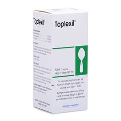 Thuốc sirô trị ho dành cho người lớn và trẻ em trên 1 tuổi Toplexil (90ml)