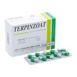 Thuốc điều trị ho, long đờm trong các trường hợp viêm phế quản cấp và mãn tính Terpinzoat (10 vỉ x 10 viên/hộp)