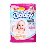 Miếng lót cho trẻ sơ sinh Bobby Fresh Newborn 2 (60 miếng/gói)
