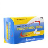 Thuốc hạ sốt, giảm đau Paracetamol 500mg (5 vỉ x 10 viên/hộp)