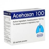 Thuốc bột làm loãng nhầy đường hô hấp Acehasan 100 (Hộp 30 gói)