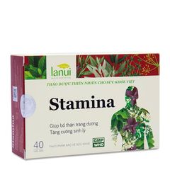 Viên uống thảo dược giúp bổ thận tráng dương Lanui Stamina (40 viên/hộp)
