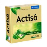 Thực phẩm bảo vệ sức khỏe giải độc, mát gan Actiso (Hộp 10 ống)