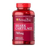 Hỗ Trợ Xương Khớp Sụn Vi Cá Shark Cartilage Puritans Pride 740mg 200 Viên