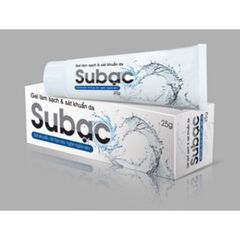 Subac - Bôi Ngoài Da, Zona, Liền Sẹo Tuýp 25 G su bạc