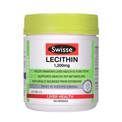 Thực Phẩm Chức Năng Viên Uống Mầm Đậu Nành Swisse Lecithin 1200mg Của Úc 150 Viên