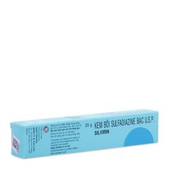 Kem bôi phòng ngừa và điều trị nhiễm khuẩn Silvirin (20g)