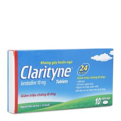 Thuốc giảm triệu chứng dị ứng, không gây buồn ngủ Clarityne (10 viên/hộp)