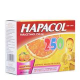 Thuốc giảm đau, hạ sốt hương cam cho trẻ Hapacol (250mg)