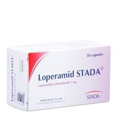 Thuốc điều trị tiêu chảy cấp & mãn tính Loperamid Stada 2mg (5 vỉ x 10 viên/hộp)