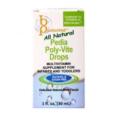 Thực phẩm bảo vệ sức khỏe bổ sung vitamin cho trẻ biếng ăn, giúp tăng cân khỏe mạnh Pedia Poly-Vite Drops (Chai 30ml)