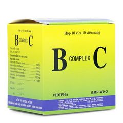 Thuốc dự phòng thiếu các Vitamin nhóm B và Vitamin C B complex C (10 vỉ x 10 viên/hộp)