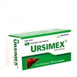 Thuốc điều trị bệnh gan Ursimex (Hộp 6 vỉ x 10 viên)