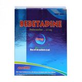 Siro điều trị viêm mũi dị ứng, mày đay mạn tính vô căn Bebetadine (Hộp 20 gói x 5ml)