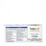 Thuốc điều trị các triệu chứng viêm mũi dị ứng, nổi mề đay tự phát mạn tính Telfor 60mg (Hộp 2 vỉ x 10 viên)