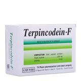 Thuốc trị ho, long đờm, viêm phế quản Terpincodein – F (10 vỉ x 10 viên/hộp)