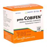 Thuốc cốm pha hỗn dịch uống điều trị đau nhức, cảm sốt Pms-Cobifen (Hộp 25 gói x 2.4g)
