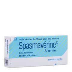 Spasmaverine 40mg (3 vỉ x 20 viên/hộp)