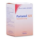 Thuốc hạ sốt & giảm các cơn đau Partamol 325 (200 viên/chai)