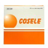 Thuốc tăng cường hệ miễn dịch, sức đề kháng cho cơ thể Cosele 100mg (20 vỉ x 5 viên/hộp)