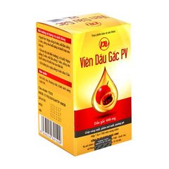 Viên dầu gấc giúp sáng mắt, giảm mờ mắt, quáng gà PV (Chai 100 viên)