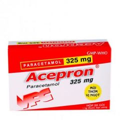 Thuốc bột uống giúp hạ sốt, giảm đau Acepron 325mg (Hộp 20 gói)