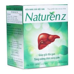 Thực phẩm chức năng giúp hạ men gan, bổ gan Naturen Z (10 vỉ x 10 viên/hộp)