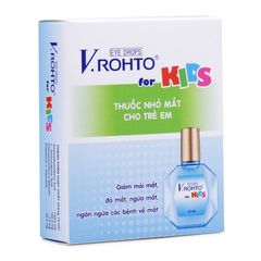 Thuốc nhỏ mắt cho trẻ em giảm đỏ, ngứa & ngăn ngừa các bệnh về mắt Vrohto For Kid (13ml)