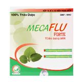 Thuốc điều trị các chứng ho, đau họng, cảm cúm Mecaflu Forte (Hộp 10 vỉ x 10 viên)