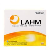 Thuốc kháng acid, chống đầy hơi Lahm (Hộp 20 gói)