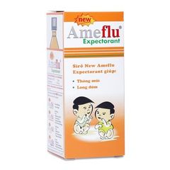 Sirô điều trị các triệu chứng nghẹt mũi, giảm dịch long đờm thông phế quản Ameflu Expectorant (60ml)