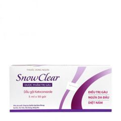 Thuốc điều trị gàu, ngứa da đầu, diệt nấm Snow Clear (50 gói x 5ml/hộp)