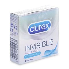 Bao cao su Durex Invisible (3 cái/hộp)