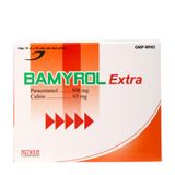 Thuốc giảm đau, hạ sốt Bamyrol Extra (10 vỉ x 10 viên/hộp)